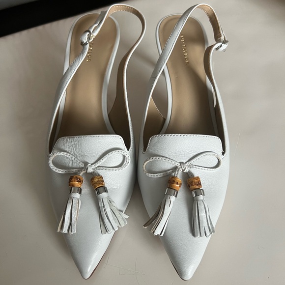 Ann Taylor Tassel Slingback Heels - Picture 2 of 8